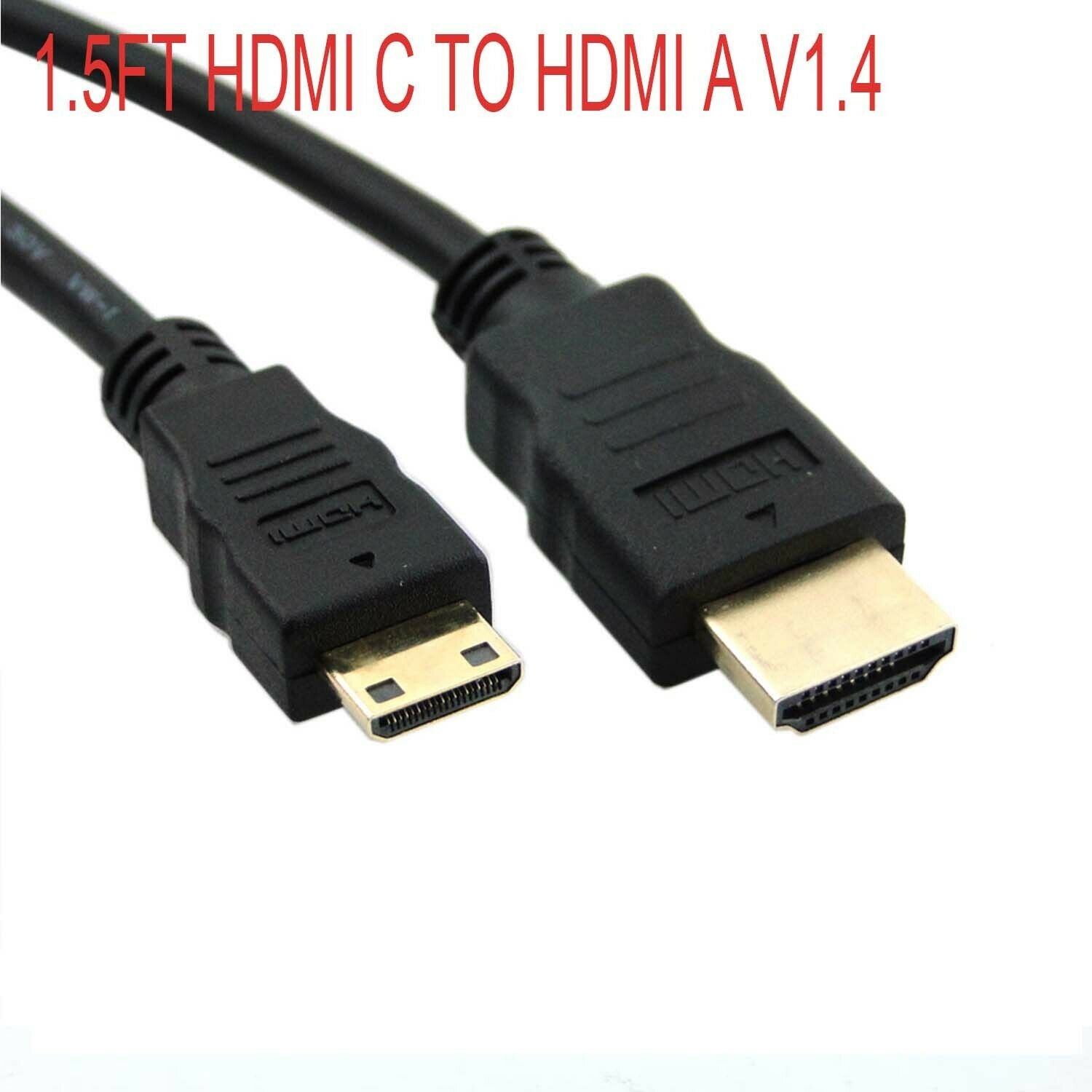 HDMI male to Mini HDMI A/V Video Cable  For Sony Alpha NEX-6/B NEX-6L/B NEX-6Y