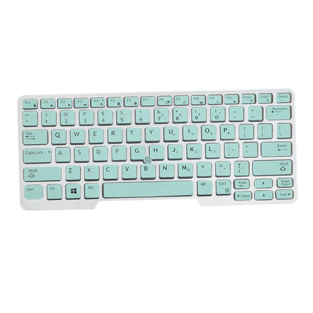 Silicone Keyboard Cover Skin for Dell Latitude E5480 14in Laptop Mint Green