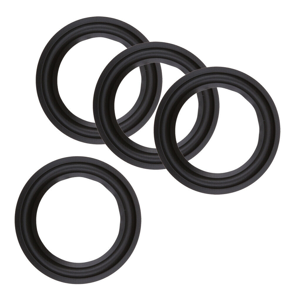 4Pcs Woofer Audio Speaker Part Foam Edge Surrounds Rings Spare Kit 4''