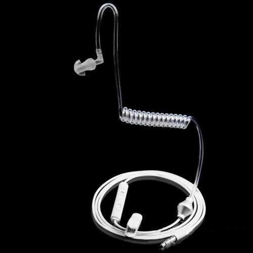 Anti-Radiation Mono Earphone Stereo Air Mic 3.5mm anti-radiation HeadsetEarpiece