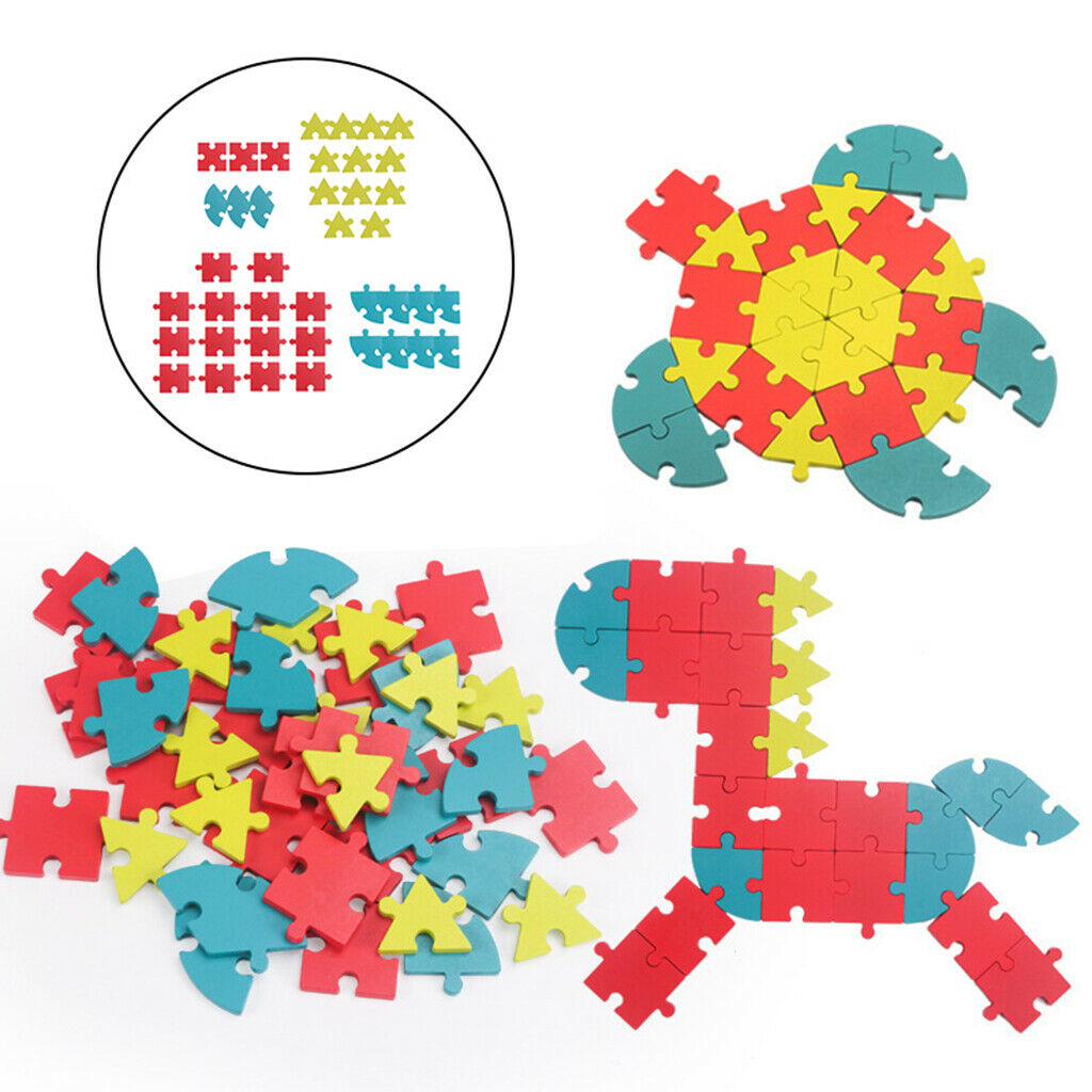 40Pieces Colorful Jigsaw Puzzles Learning Game Toys Gift for Boys Girls