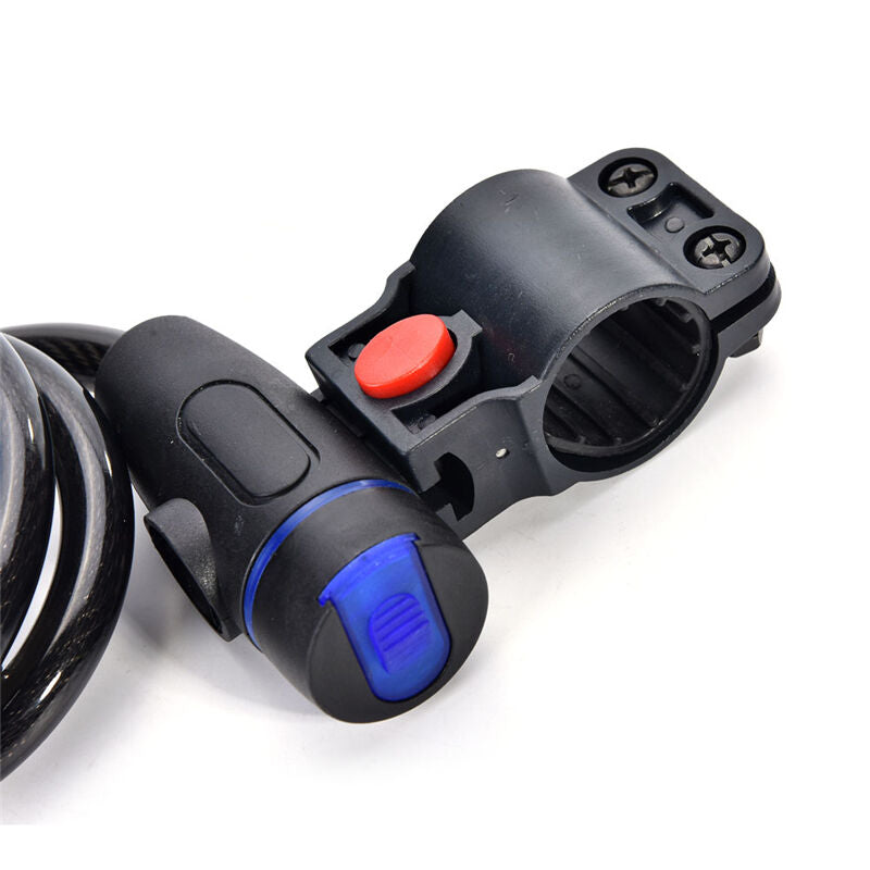 Key Locker Bike Cycling Bicycle Trolly  Motor Security Steel Wire Cable Lock Qx