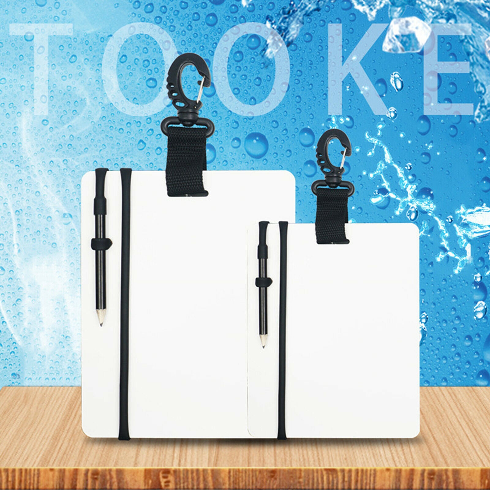 Underwater Writing Slates Tablet Wordpad Notebook with Pencil Diving Equip