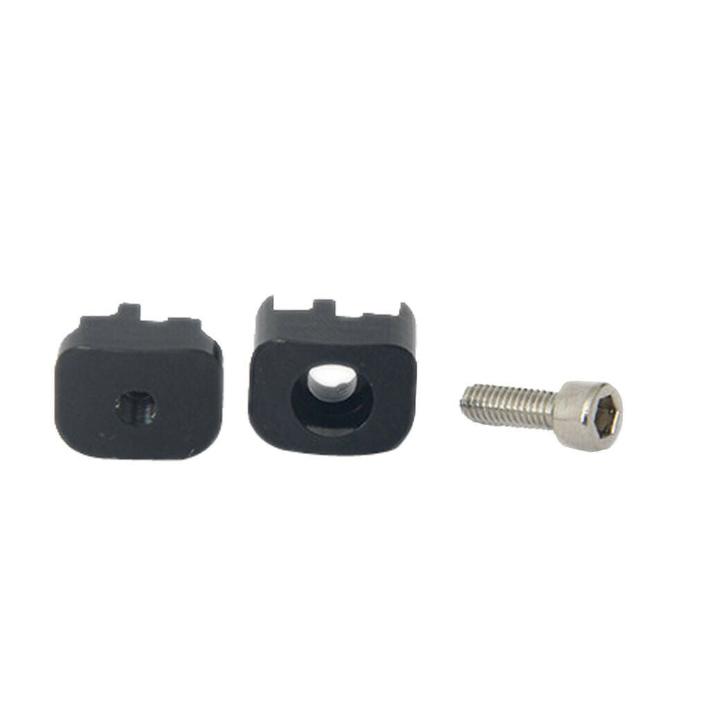 2 Pieces Archery Drop Away Arrow Rest Clamp Buckle Fastener Clip Black