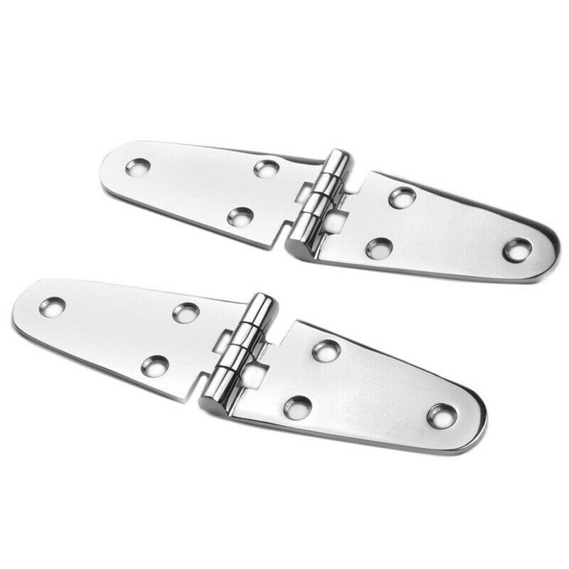 1 Pair Stainless Steel Strap Hinge for Marine Boat Door Furniture 144x38Mm Y5VV1
