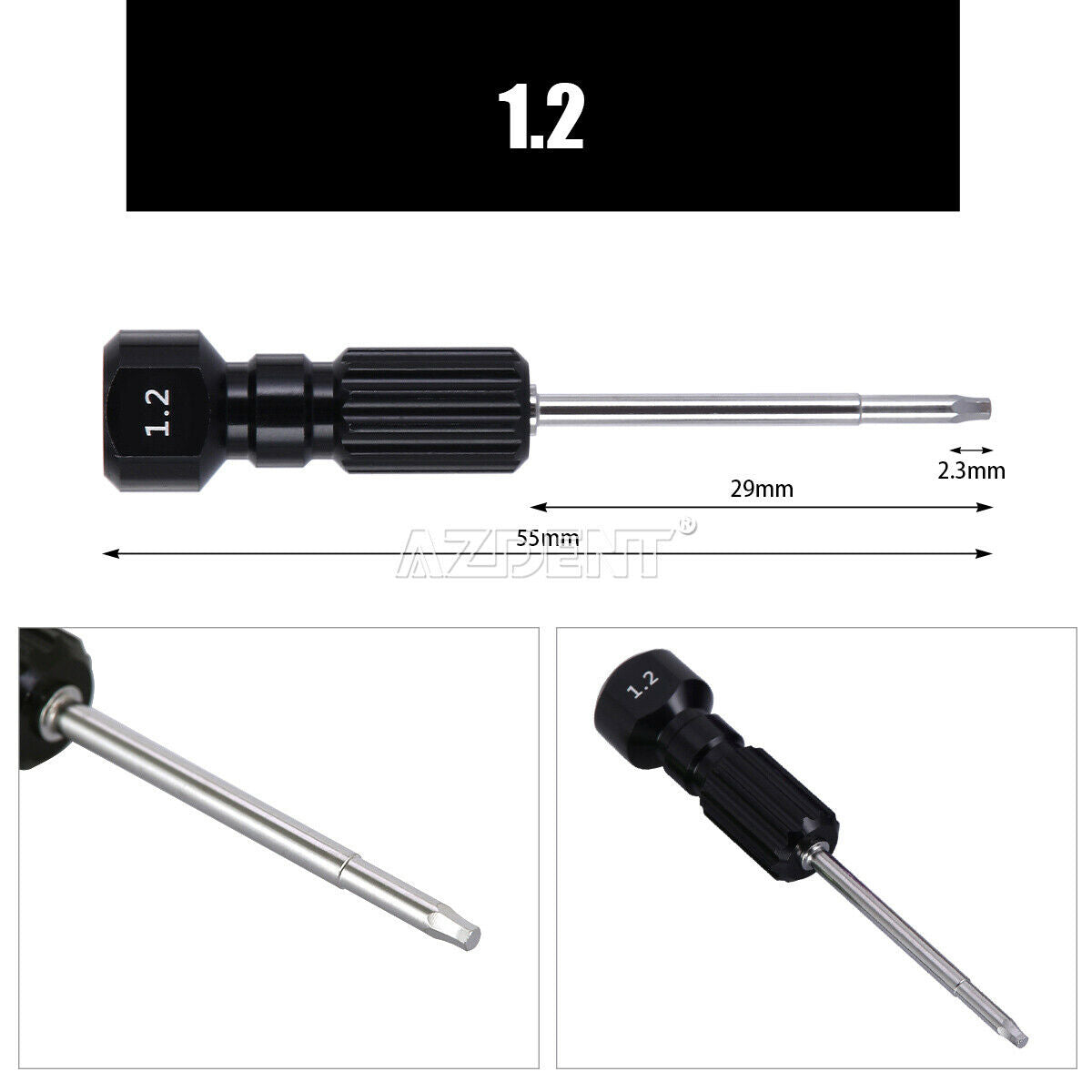 6Pcs/Kit Dental Laboratory Screw Driver Kit Tools Set