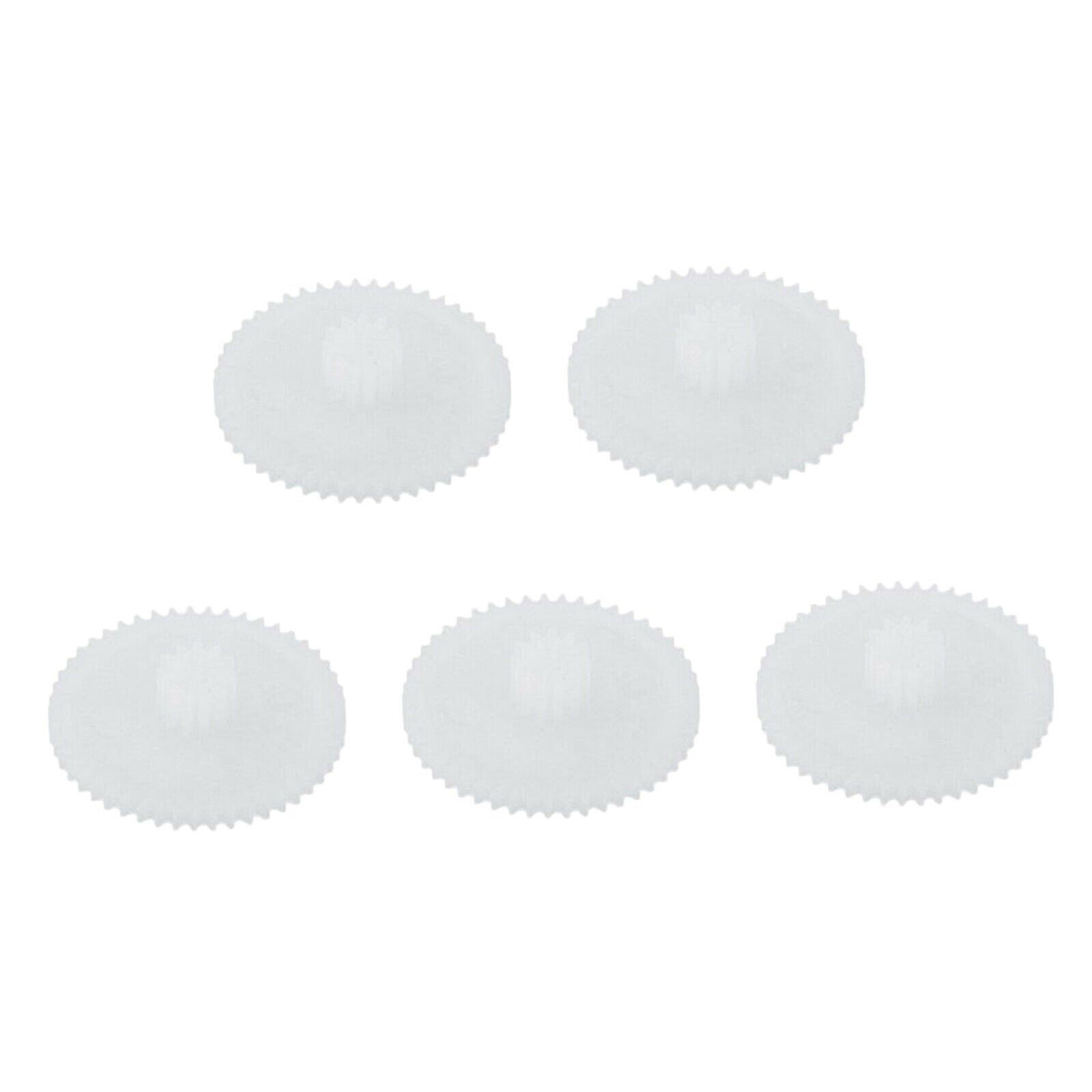 5pcs White Plastic Gears Module Accessories Set for E99 Drone DC Motor .