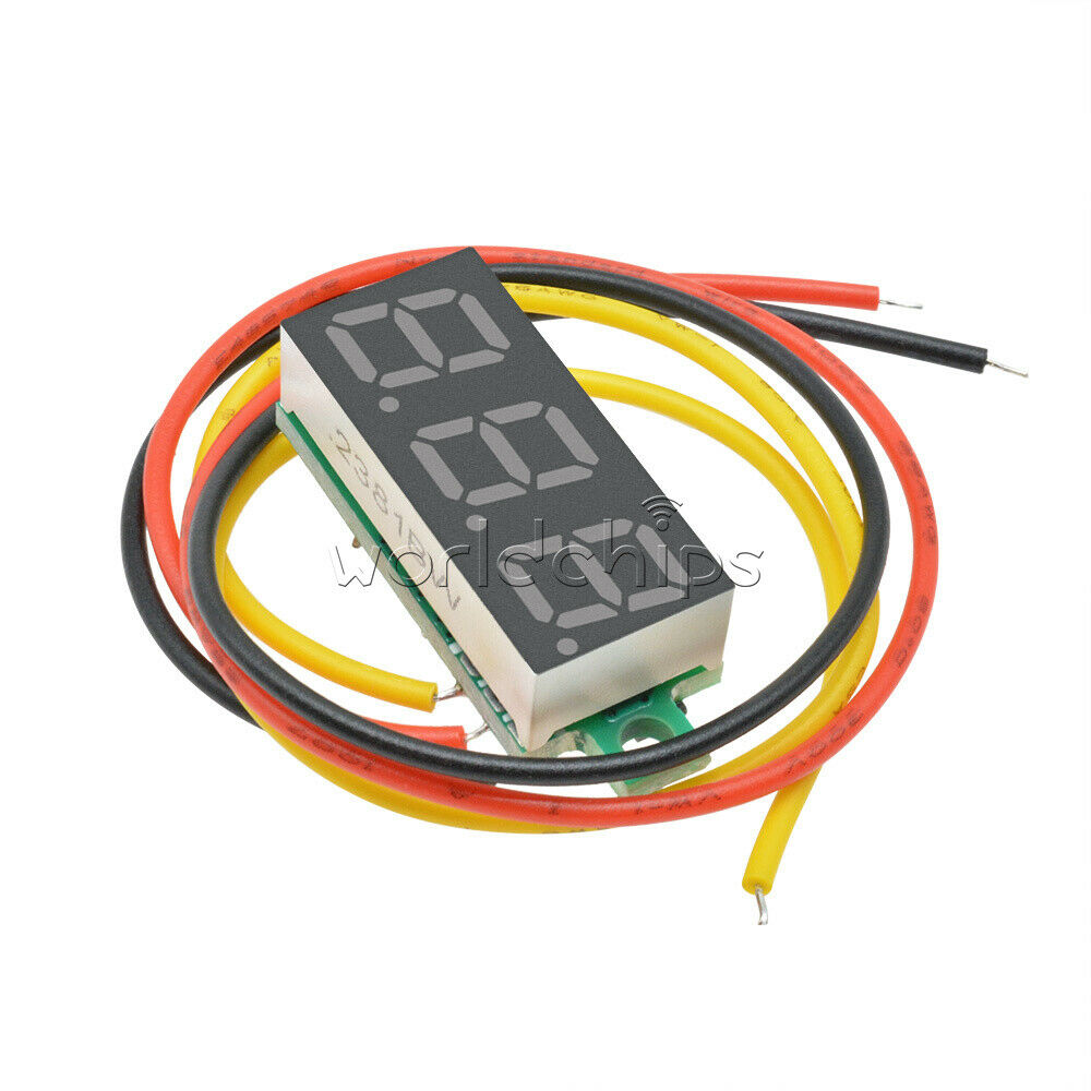 DC 0-100V 0.28" LED Red Voltmeter Digital Display Voltage VOLT METER 12V 24V
