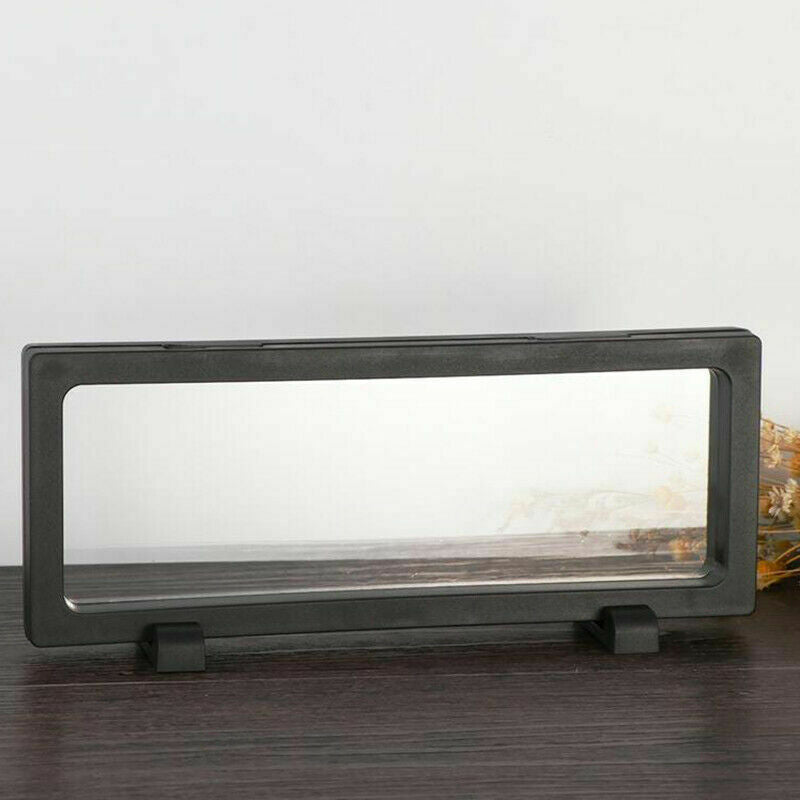 1x Coin Jewelry Floating Display Holder Storage Case Stand Collection Container