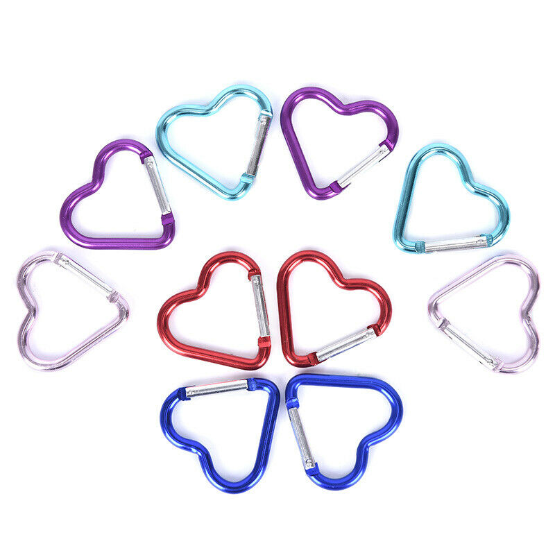 10pc Outdoor Ring Shape Carabiner Key Chain Clip Hook Lock Buckle Climb C.l8