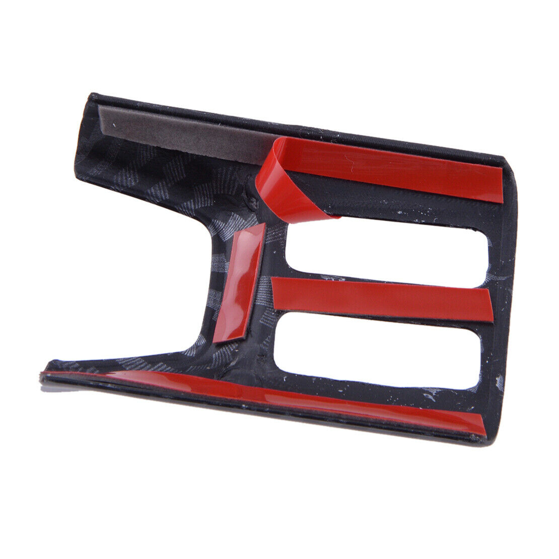 Carbon Fiber Style Warning Light Switch Cover Trim Fit For Ford Focus 2019 20