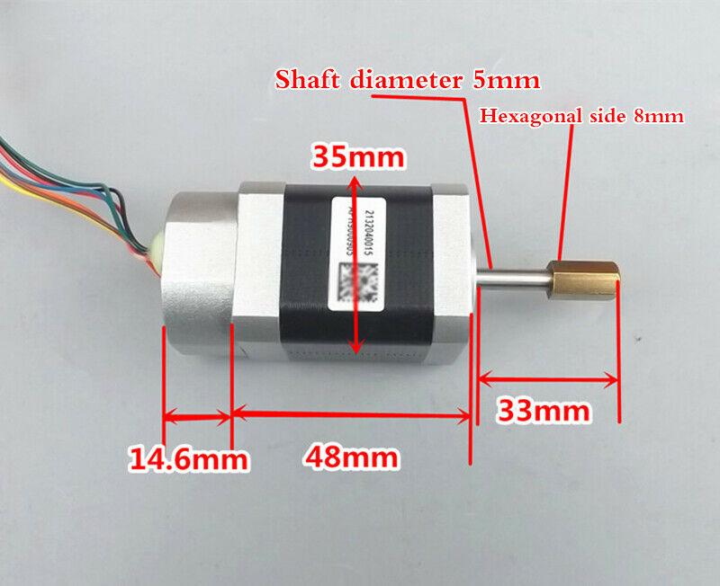 Encoder 35 stepper motor two-phase 4 wire band Code wheel Step angle 1.8