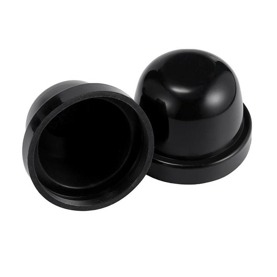 2Pcs  Car LED Lamp Headlight Dust Cover 65mm Inner Dia Rubber Housing Seal Cap