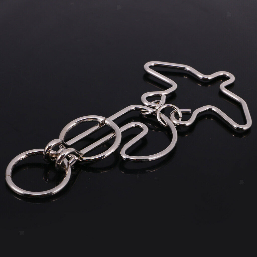 Metal Ring Solution Intellectual Deduction Unlock Puzzle Eagle Ring