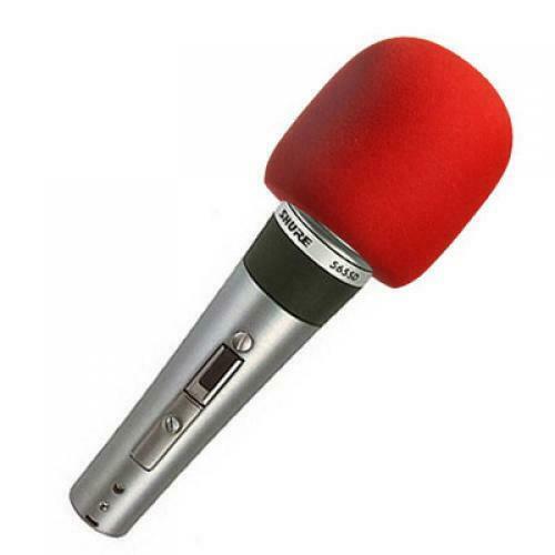10x 2 pcs Studio Microphone Windscreen Foam Mic Shield Cover Red and Blue