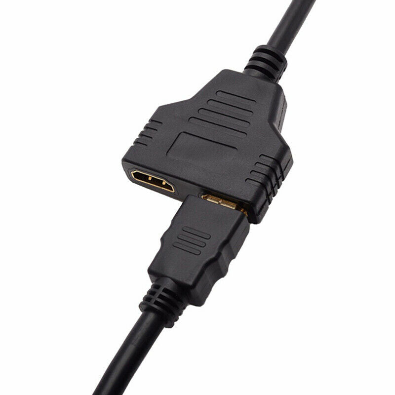 HDMI Splitter Cable Male to Dual HDMI 2 Female Y Splitter Adapter in HDMI.l8