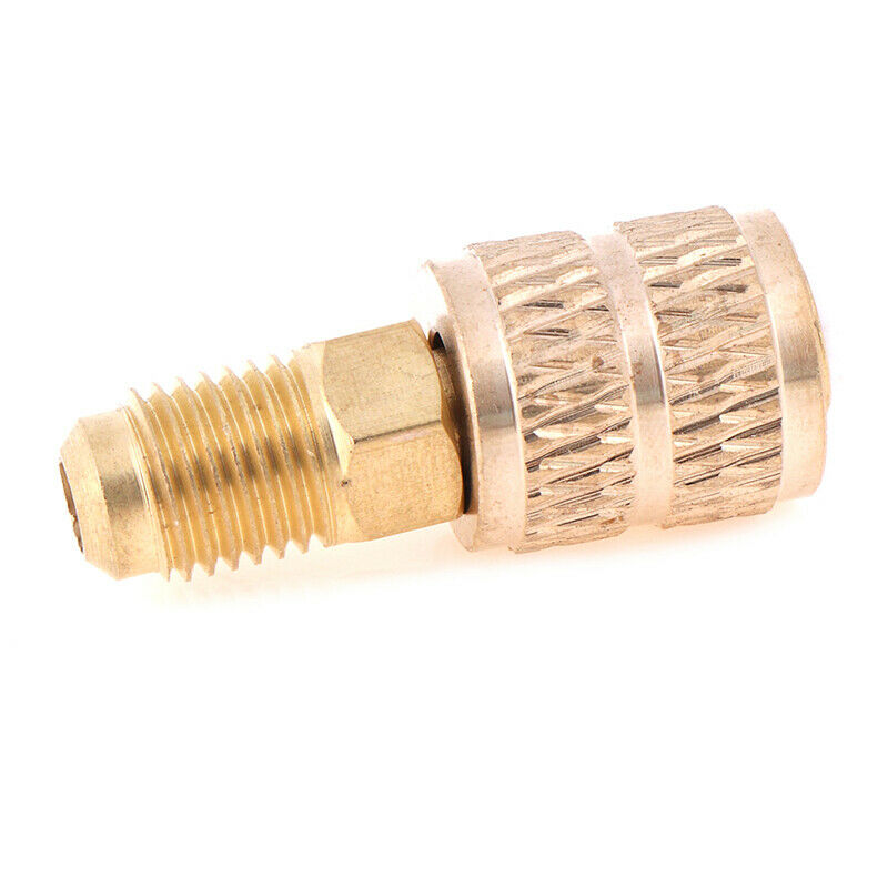 5/16" SAE Female to 1/4" Male for R410a R22 Gauge Hose Vacuum Pump Adapto.l8