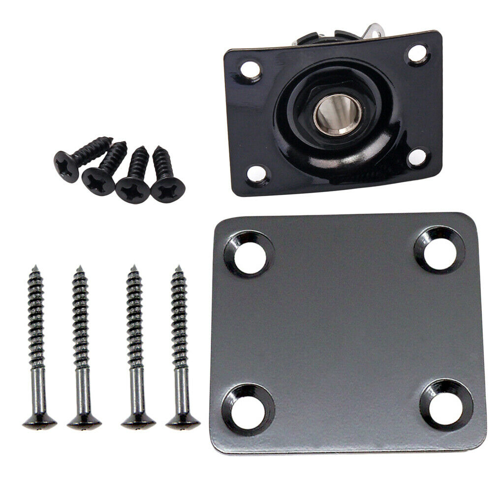 6.35mm Square Output Input  Socket Plate for LP SG Electric Guitar Parts