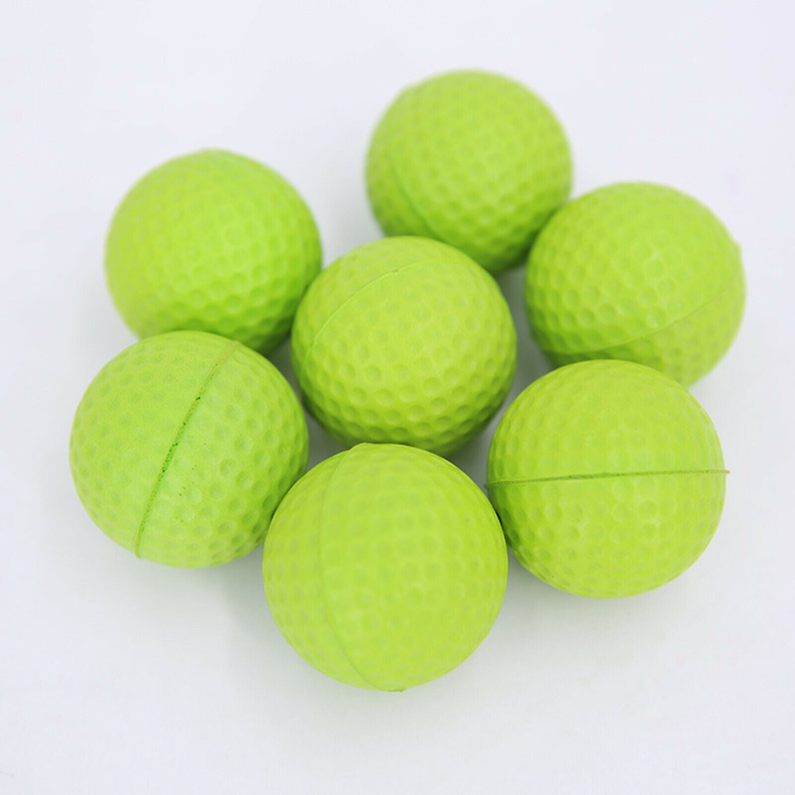 Golf Foam Practice Balls Green Sponge Indoor Outdoor Training Golf Balls