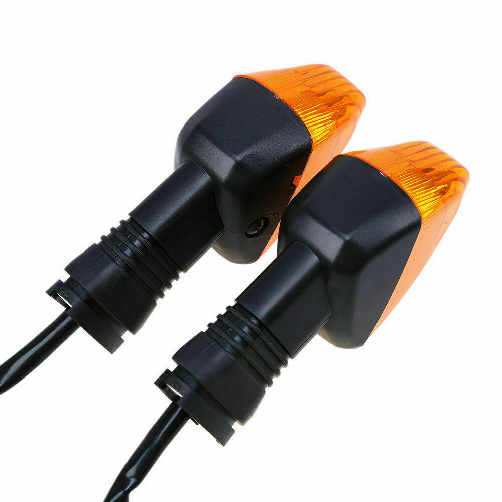Pair Turn Signal Light Universal Blinker Fit For Kawasaki Ninja ZX636 05-08