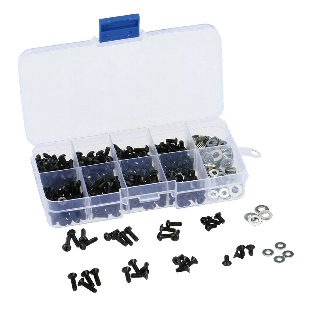 180 pcs/set Metal Screw Kit For 1/10 HSP  RC Car