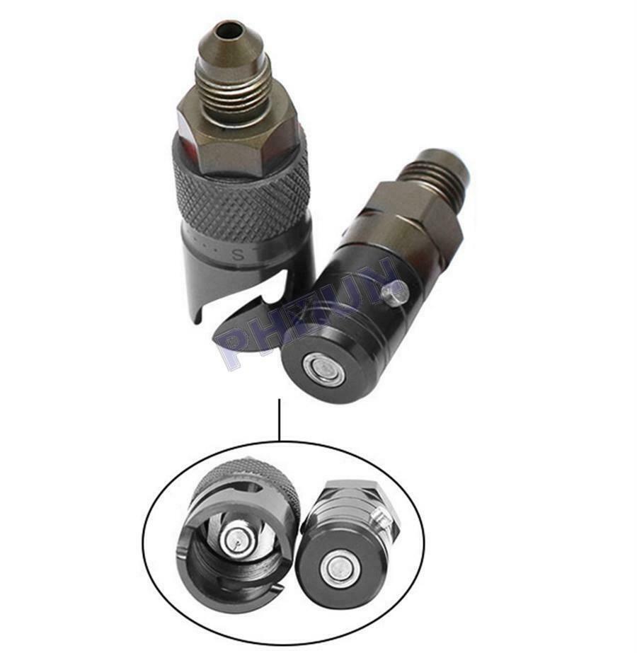 AN3 Brake Line Fluid Quick Release Connect Fitting Adapter Kit CNC Aluminum