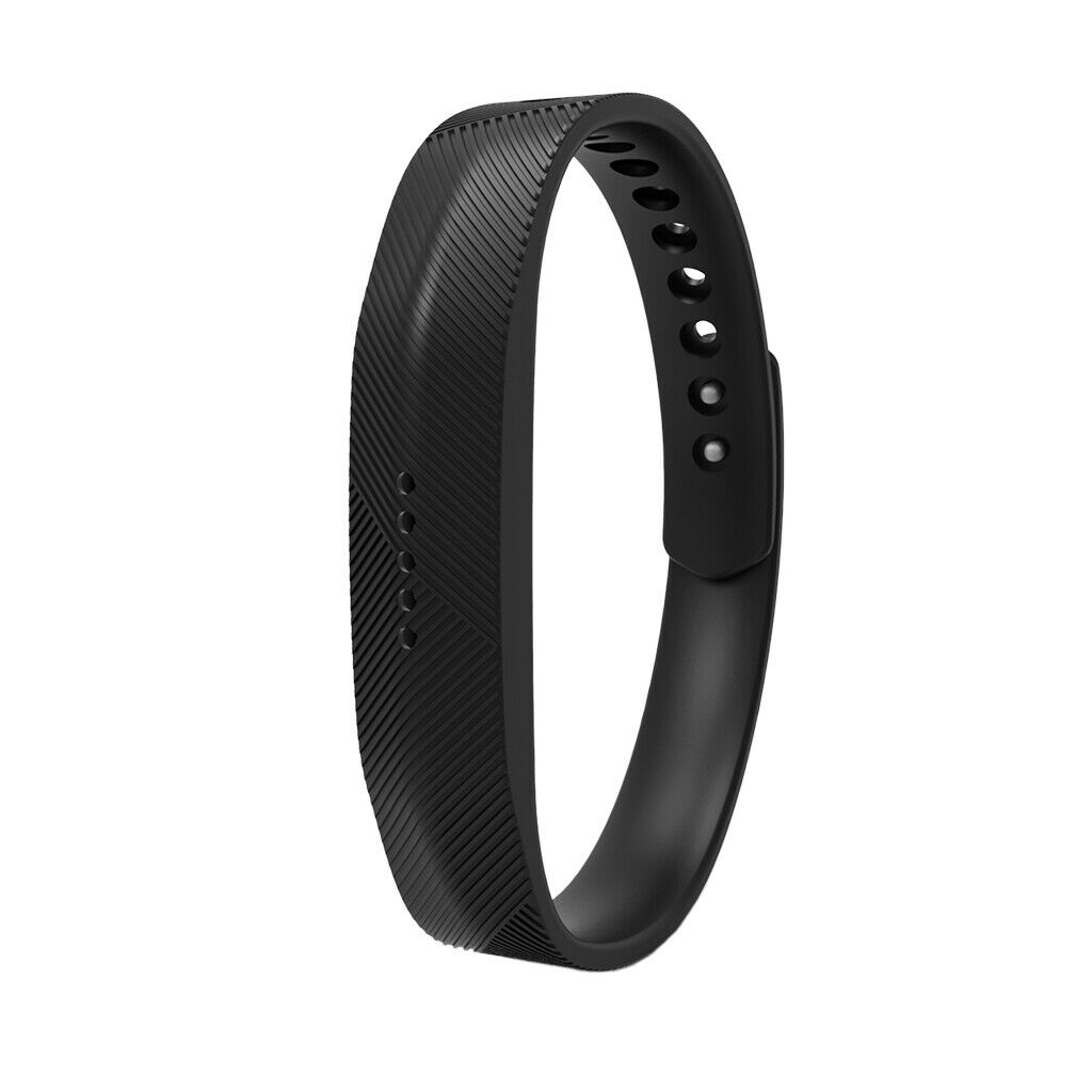 Silicone Replacement Wrist Band Strap Bracelet For  Flex 2 Black