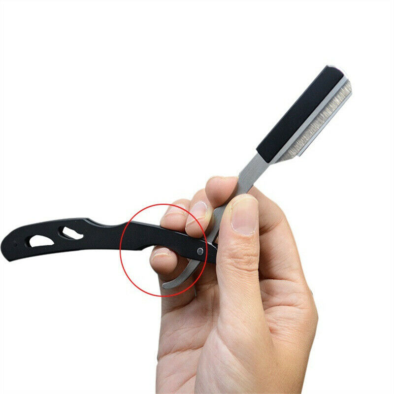 Barber Edge Razor Stainless Steel Manual Straight Razor Folding Shaving K.l8