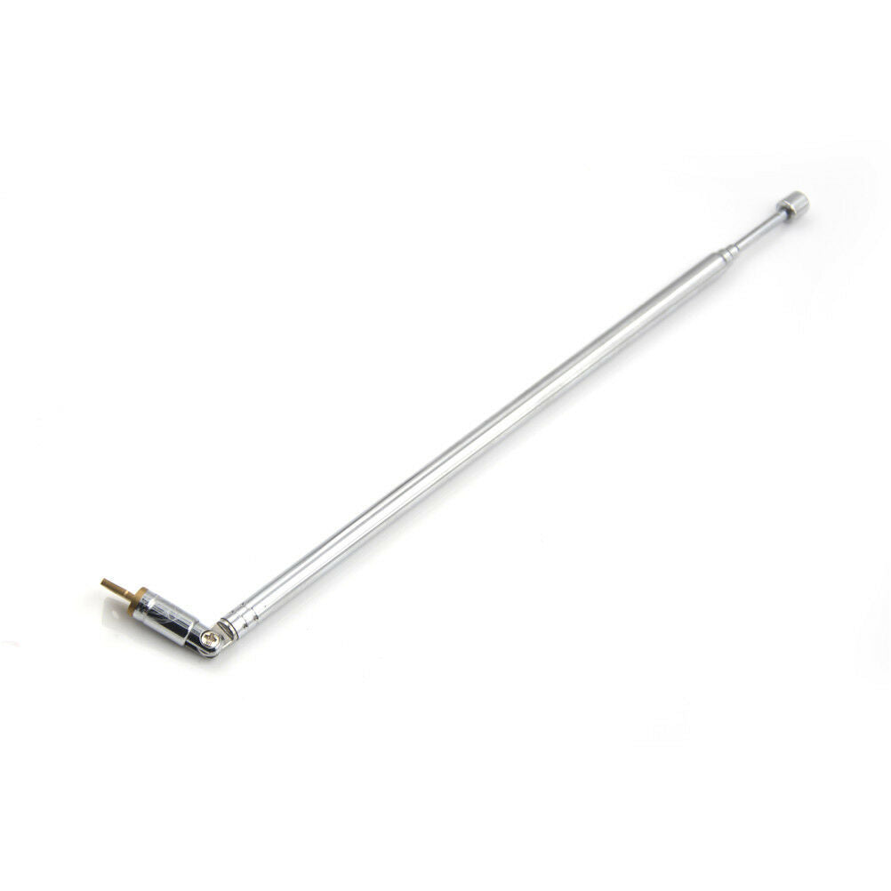 Metal Full-channel AM FM Radio Telescopic Antenna 63cm Length 4 Sections.l8