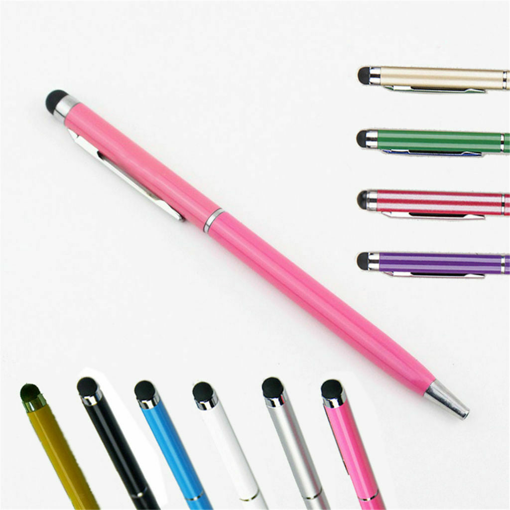 10Piece Capacitive Stylus Ballpoint Hand Writing Pen for Touchscreen White