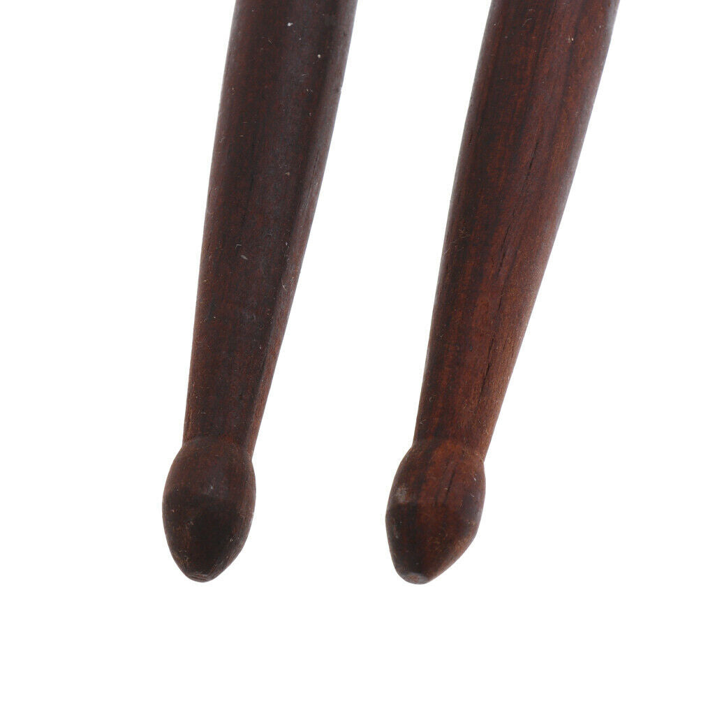 Durable 1 Pair Drum Drumsticks Mallet Drum Parts Coffee
