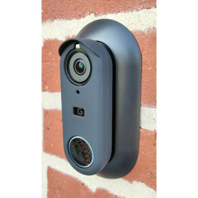 Silicone Case Designed for Google Nest Hello Doorbell Cover (Black) - Full ProN3