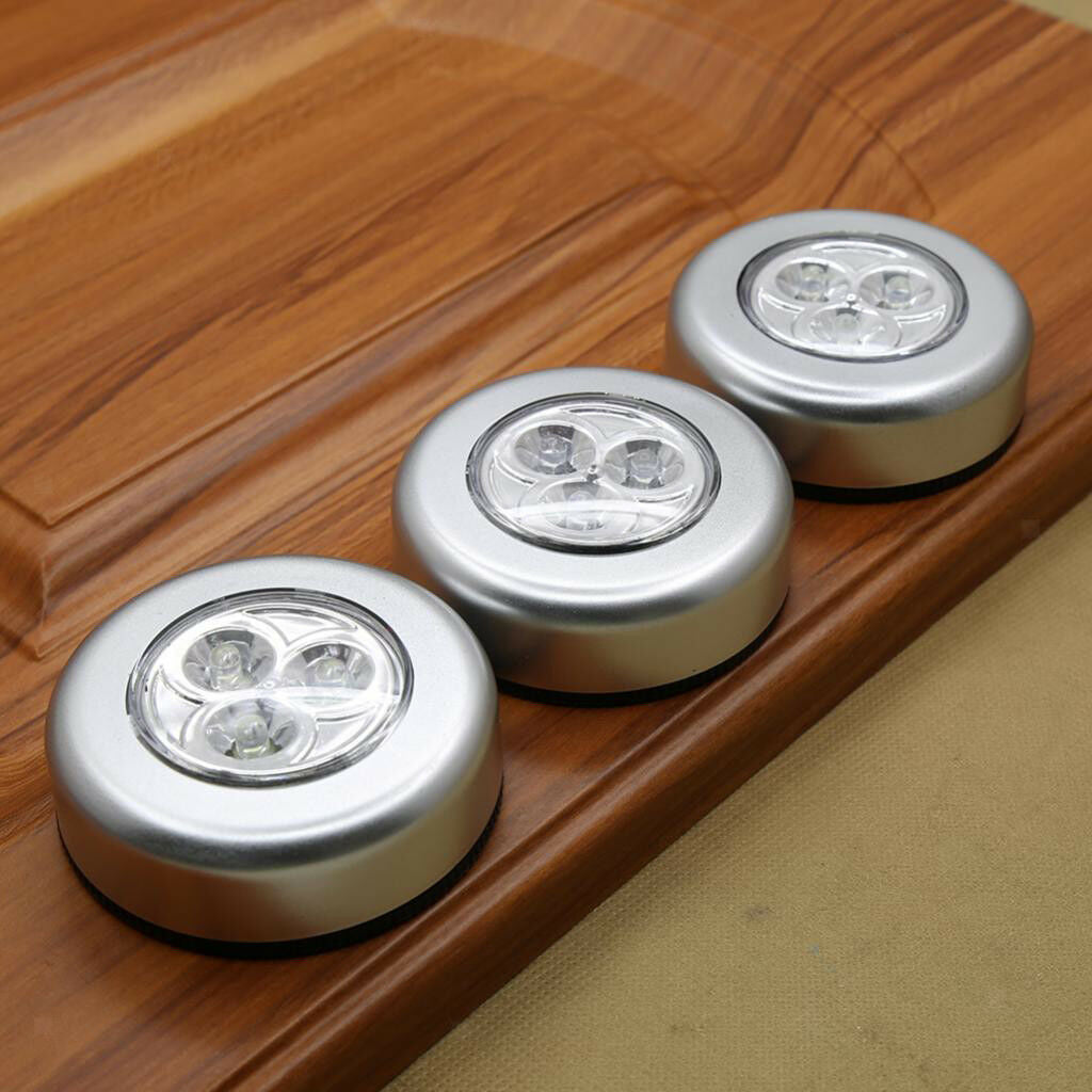 4Pieces LED Battery- Wireless Night Light For Cabinet Wardrobe Drawer