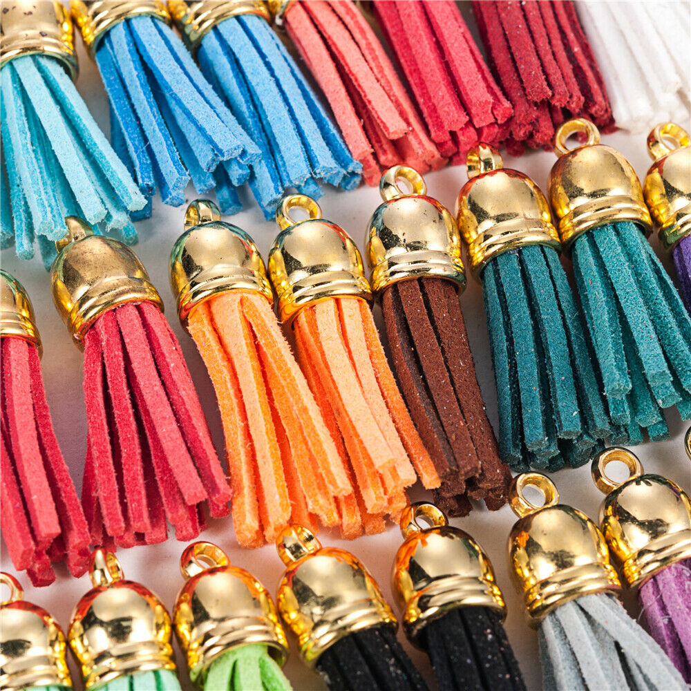 Wholesale 30Pcs/Set MIni Velvet Tassel For DIY Keychain Pendant Jewelry Making