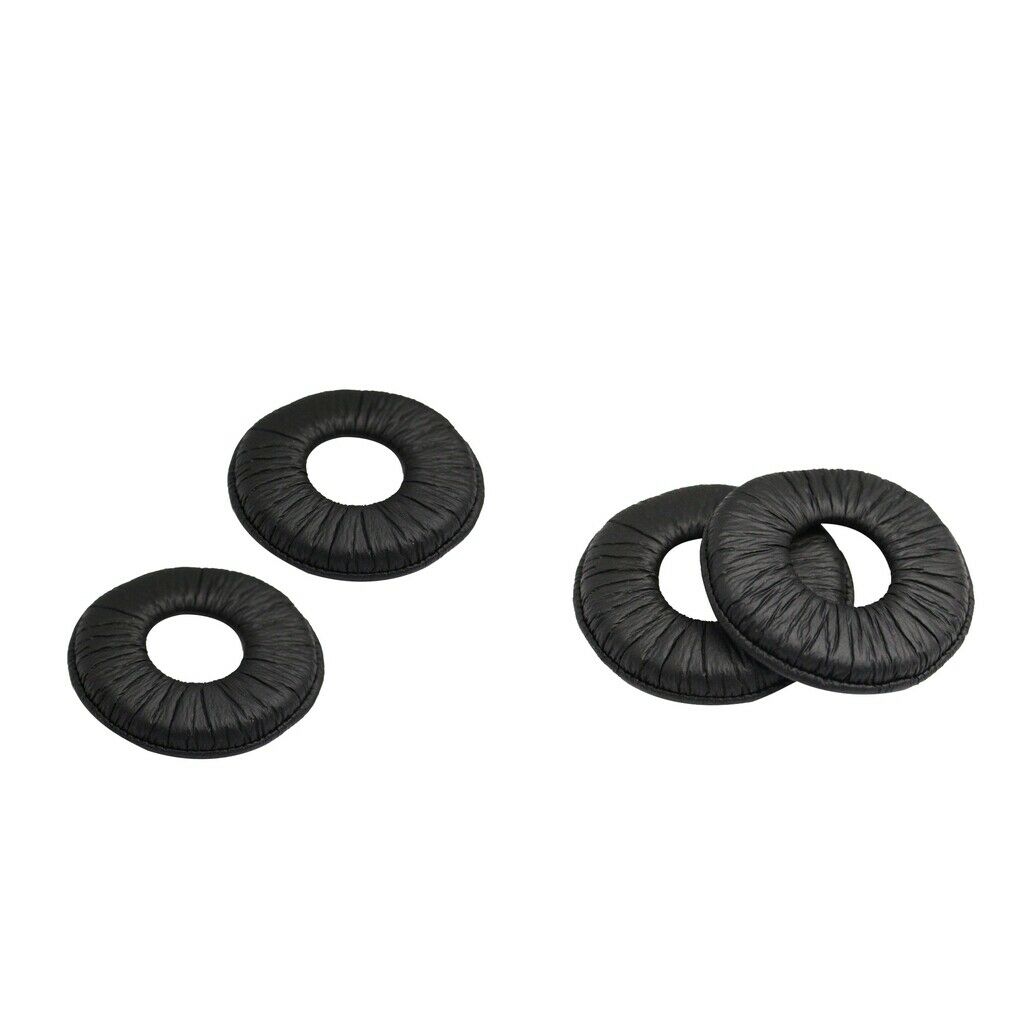 2Pairs Replacement Ear Pads Cushions For   MDR-ZX110 Headphone Black