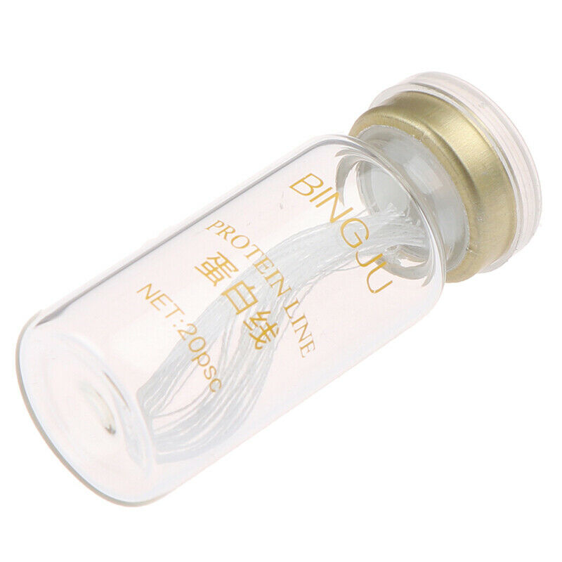 20Lines Thread No Needle Silk Fibroine Line Essence Collagen Facial Anti-.l8