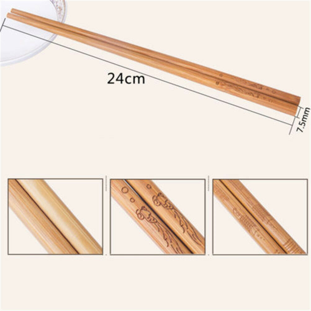 Bamboo Chopsticks Japanese Chopstick Kid Chop Sticks Sushi Sticks Chinese.l8