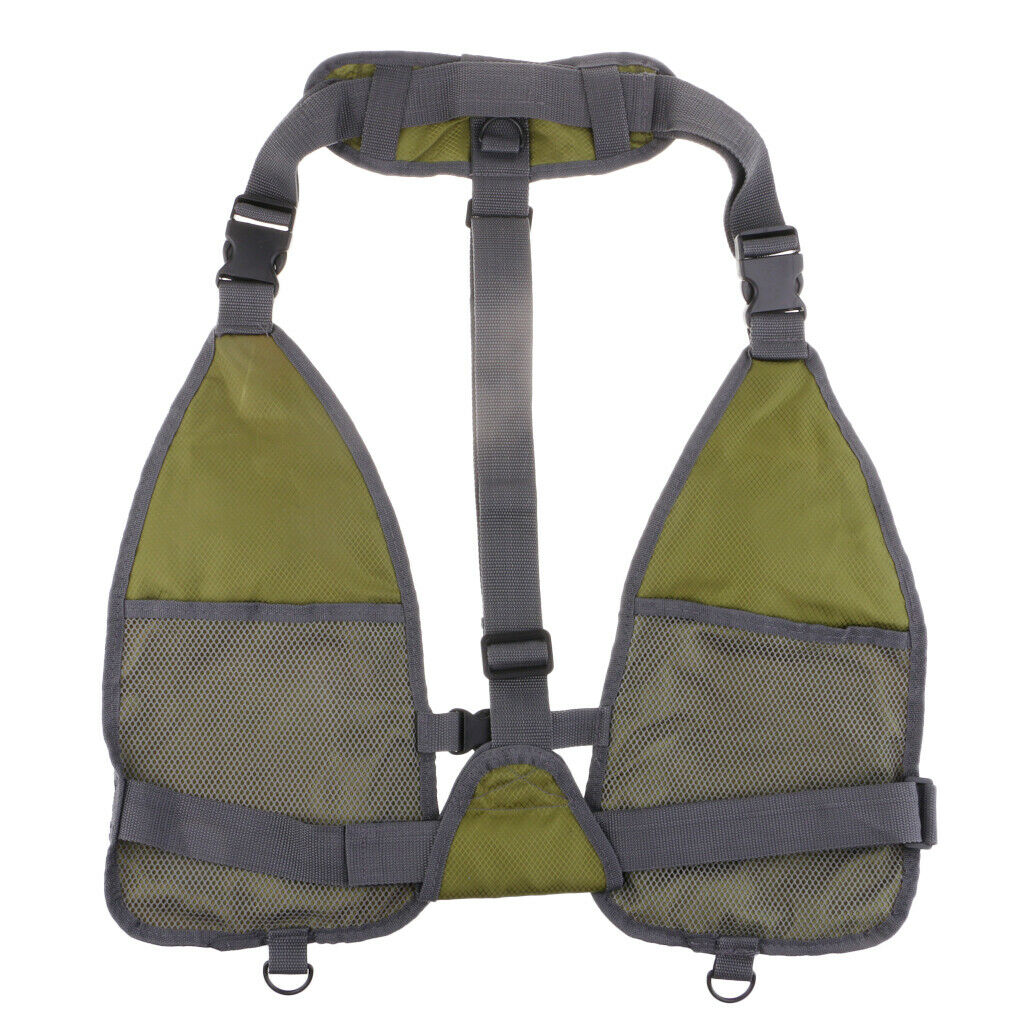Fly Fishing Vest Combo Chest Pack for Tackle Gear and Accessories, Adjustable -