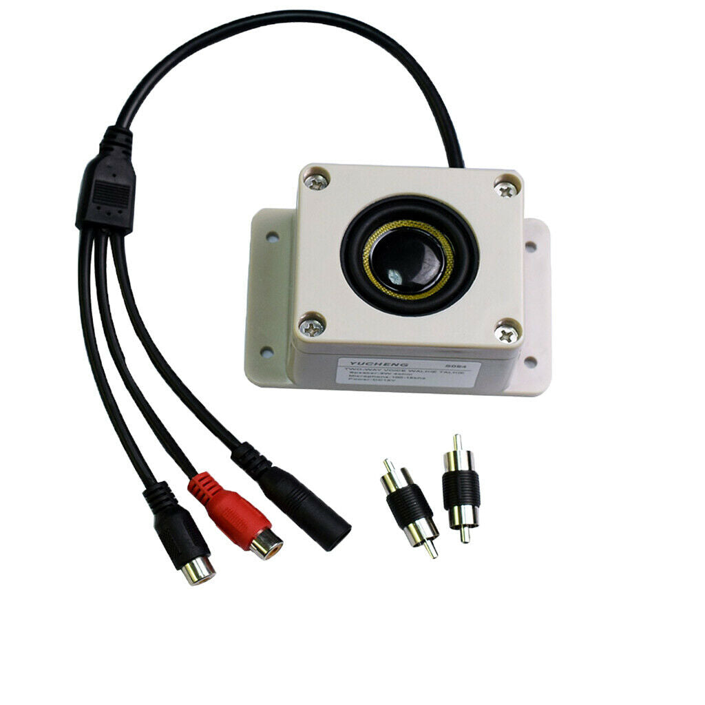 Waterproof Outdoor Mic Speaker for Security IP Camera Audio Recording