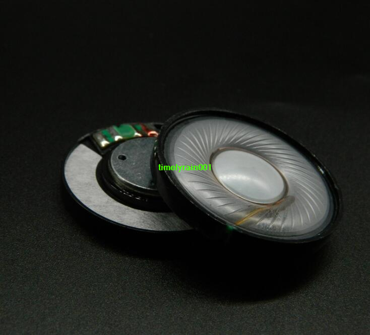 2pcs 0.25W 32Ω 40mm headphone speaker Headset Head-mounted subwoofer unit