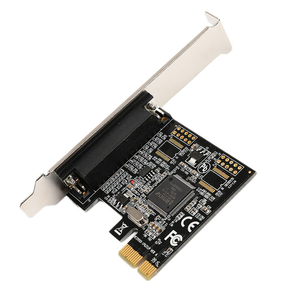 PCI-e Parallel Port Expansion Card PCI Express to DB25 LPT Converter Adapter