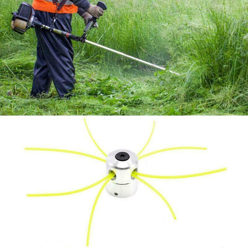 Universal Aluminum Pillar Line String Saw Grass Brush Grass Trimmer Head Lawn