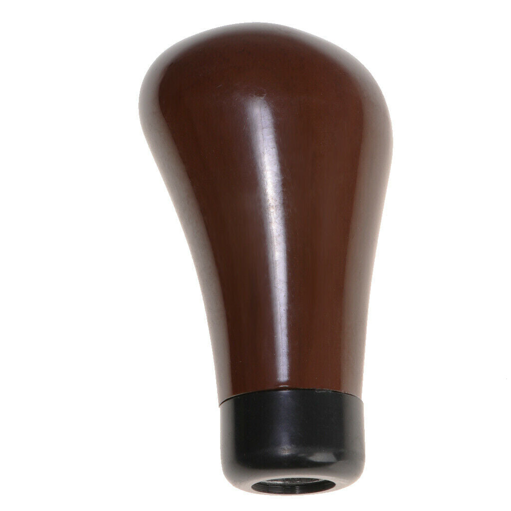 Plastic Manual Car Gear Shift Knob Shifter Lever Head Brown with Hoses Kit