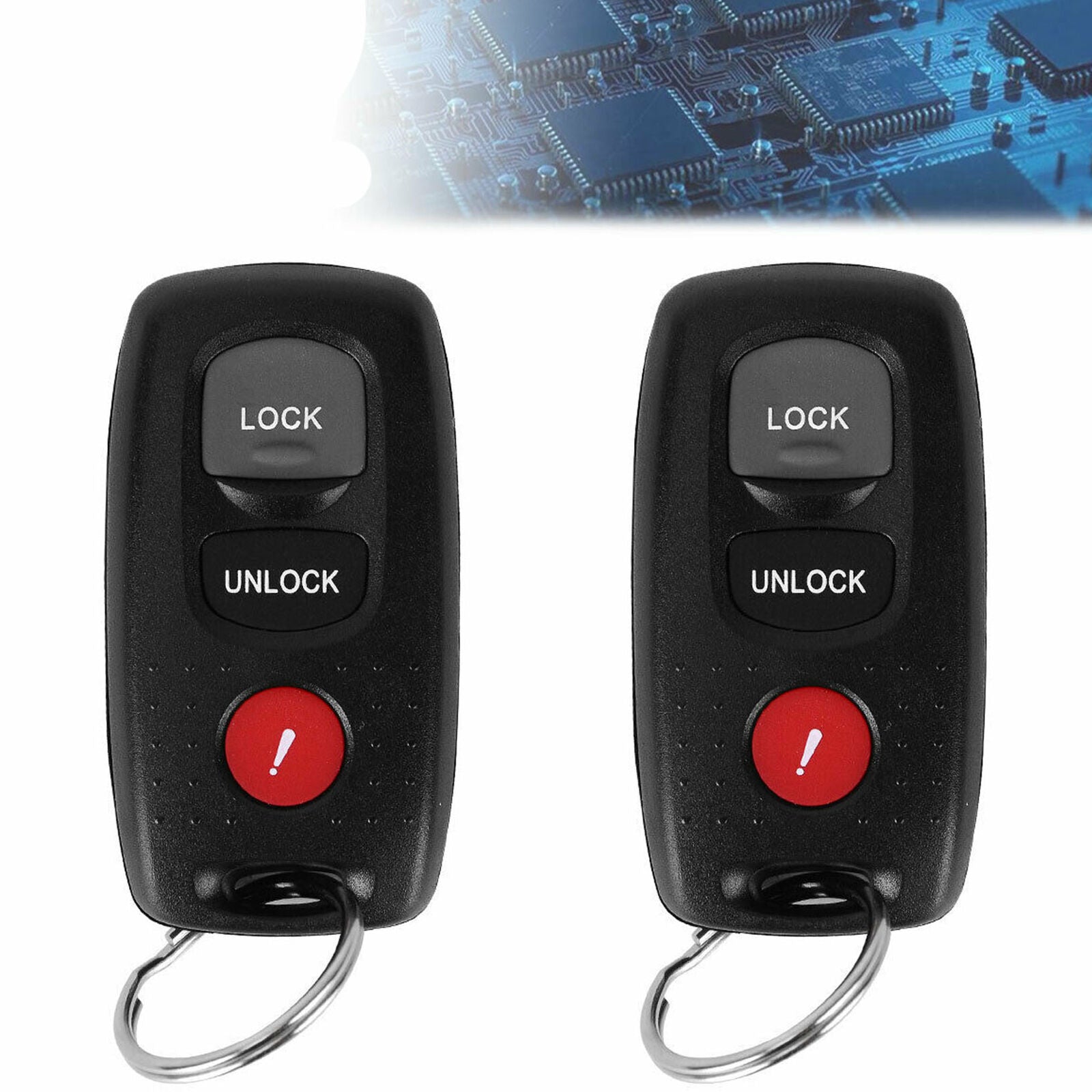 2 For Mazda 3 -2007 2008 2009 Keyless Entry Remote Key Fob For KPU41794