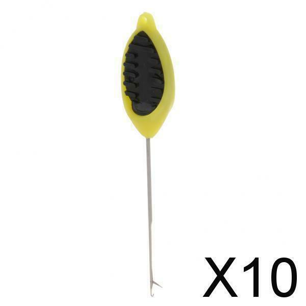 10X New Stainless Steel Latch Needle Baiting Needle Carp Fishing Tackle 8.8cm