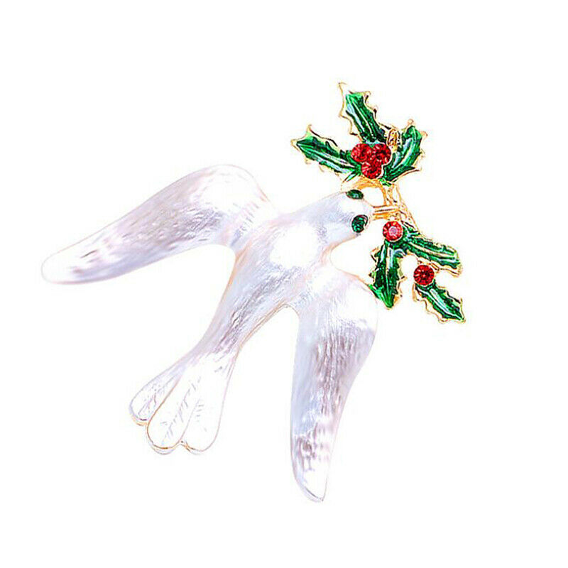Peace Dove Brooch Fashion Trend Bird Pigeon Neutral Brooch Pin Buckle Jew.l8
