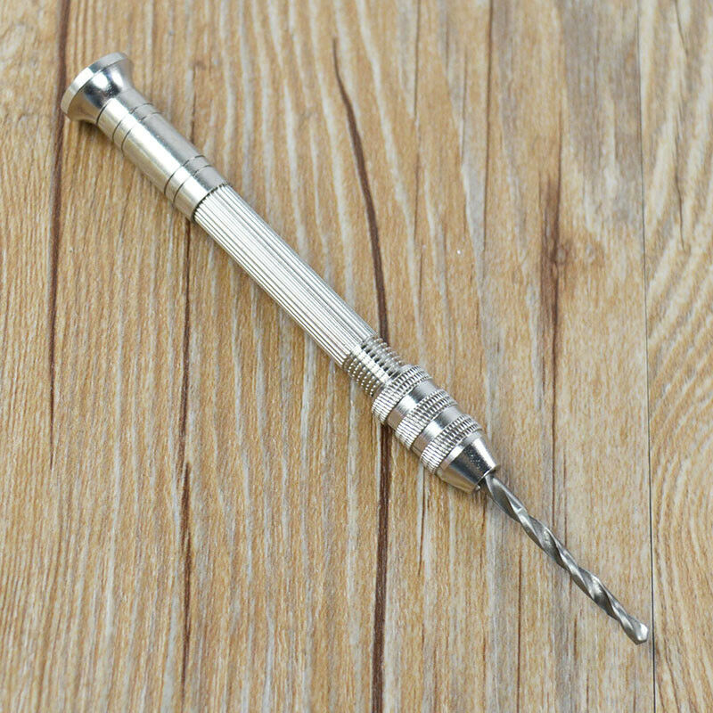 Mini Micro HSS High-Speed Steel Straight Shank Hand Drill and 10pcs Twist Drills