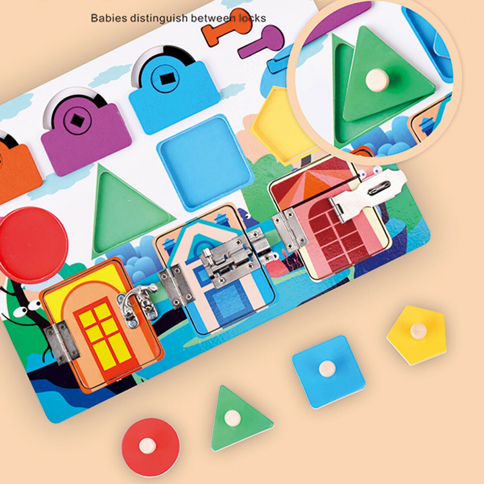 Busy Board Education Unlock Toys Learning Activities Gifts Boys & Girls