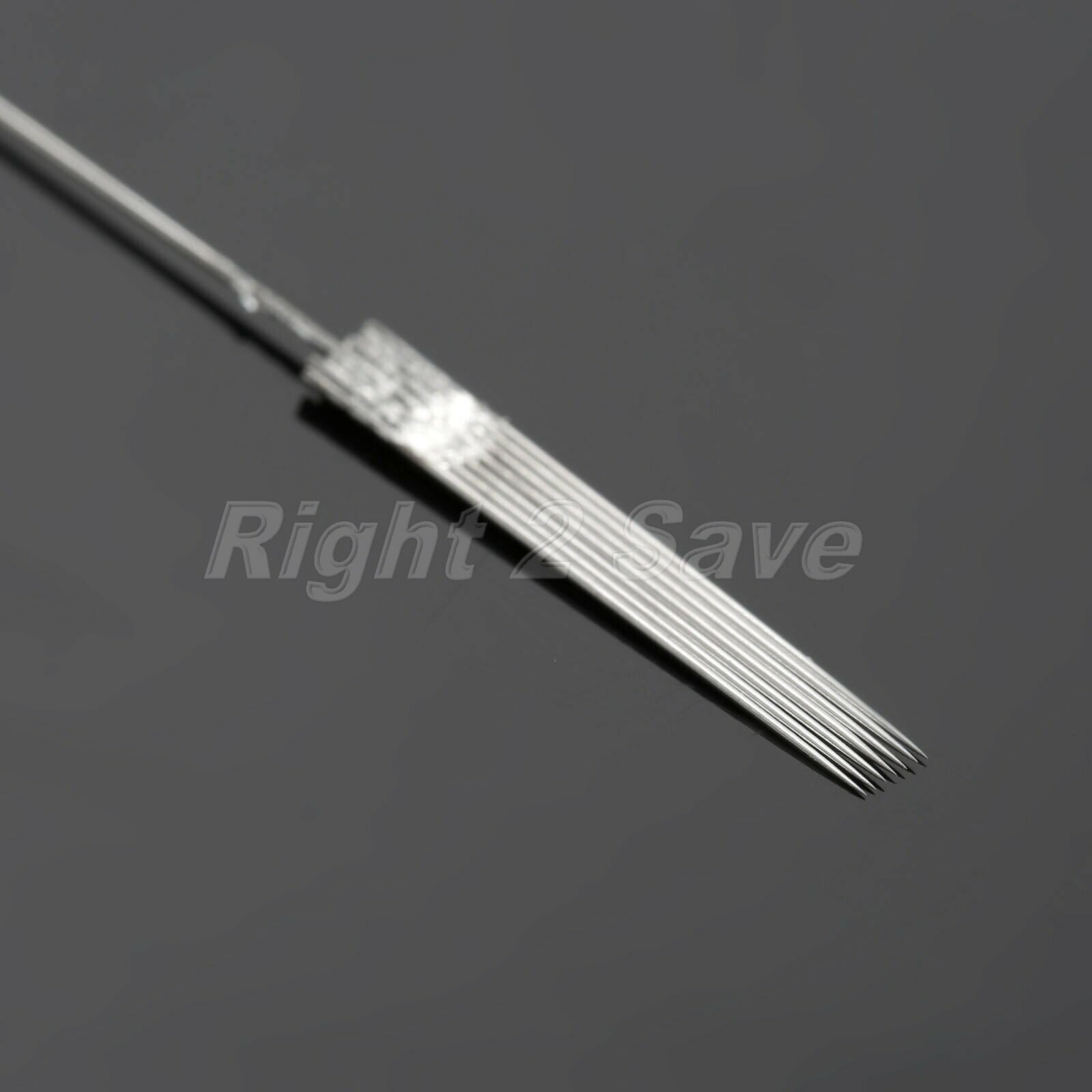 100pc 7F 1.95" Length 7 Pin Blade Needles Permanent Makeup Eyebrow Tattoo Needle