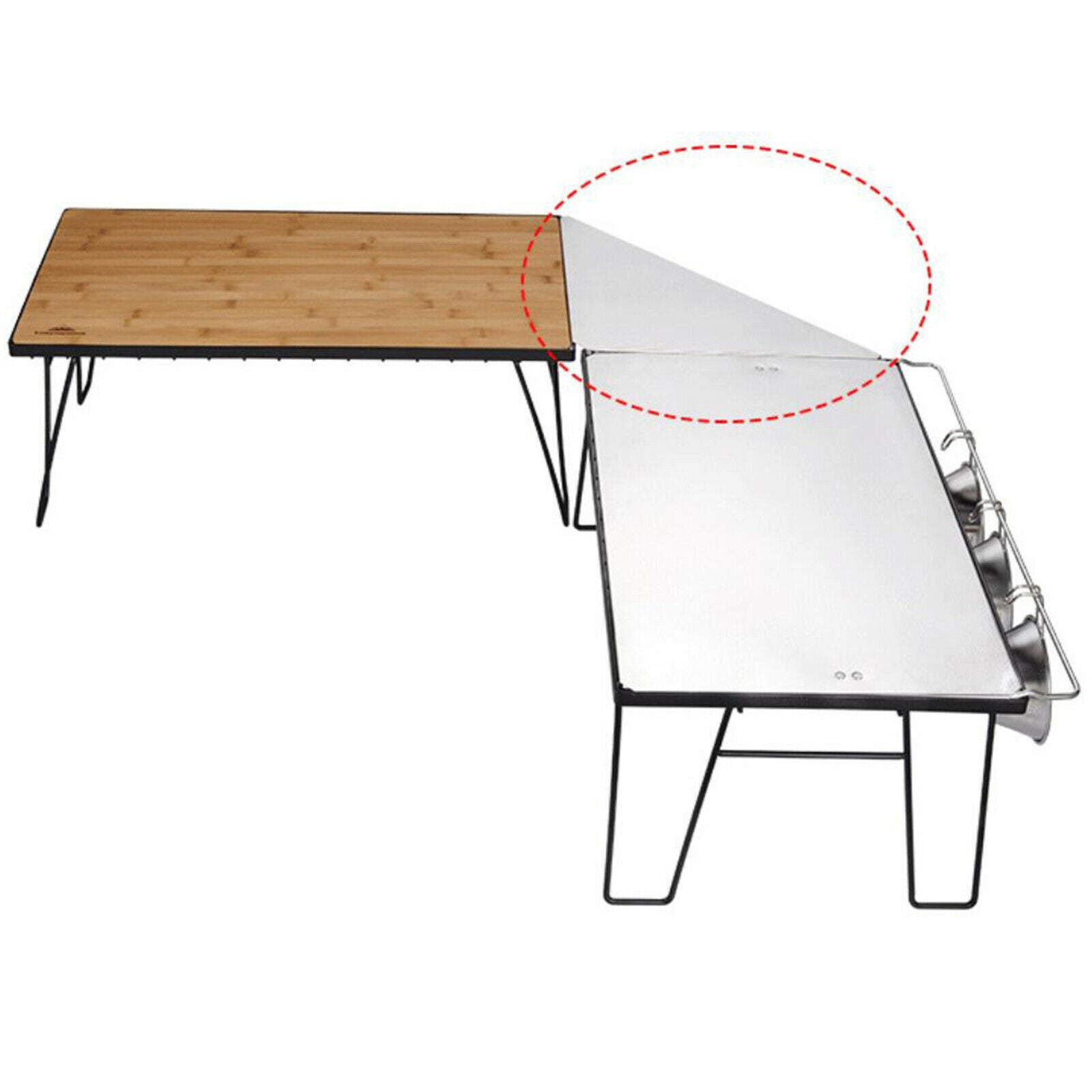 Stainless Steel Patterned Top Plate Table Auxiliary Tray Mounting Plate